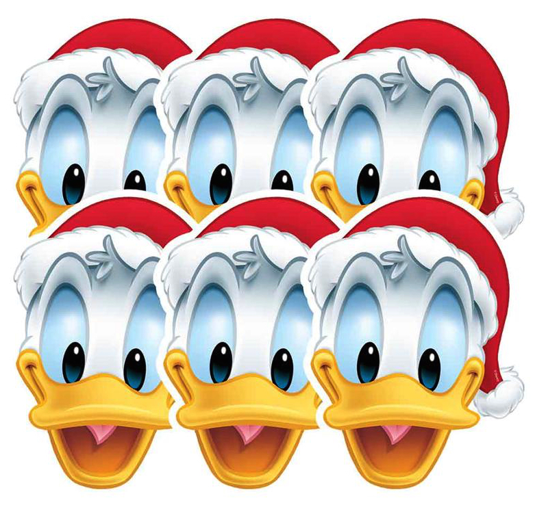 6 Masques Donald pour Noël pas cher