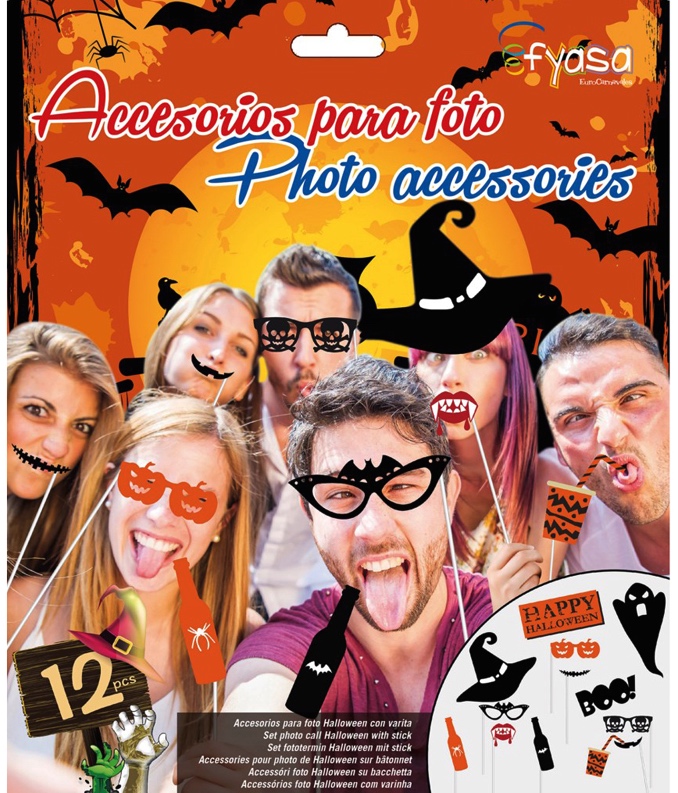 Accessoires halloween pour photo fun pas cher