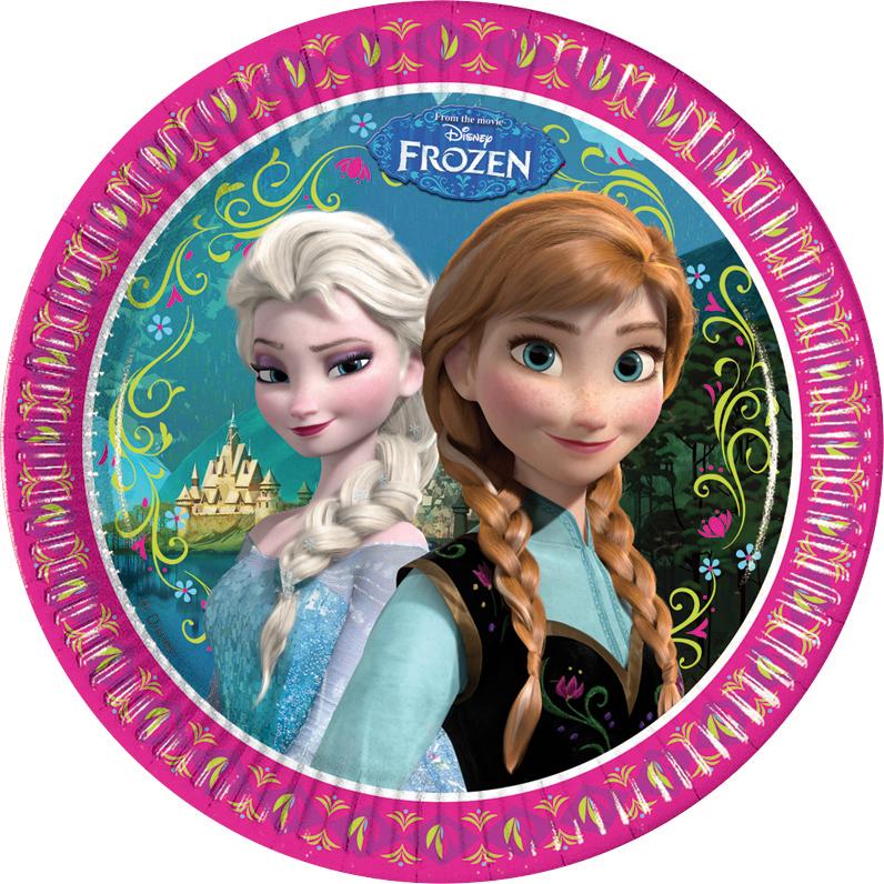 Assiettes Anniversaire Princesse Frozen pas cher