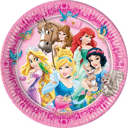 Assiettes anniversaire princesses disney pas cher