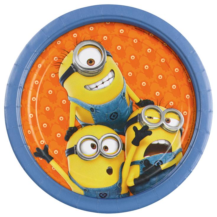 Assiettes les minions pas cher