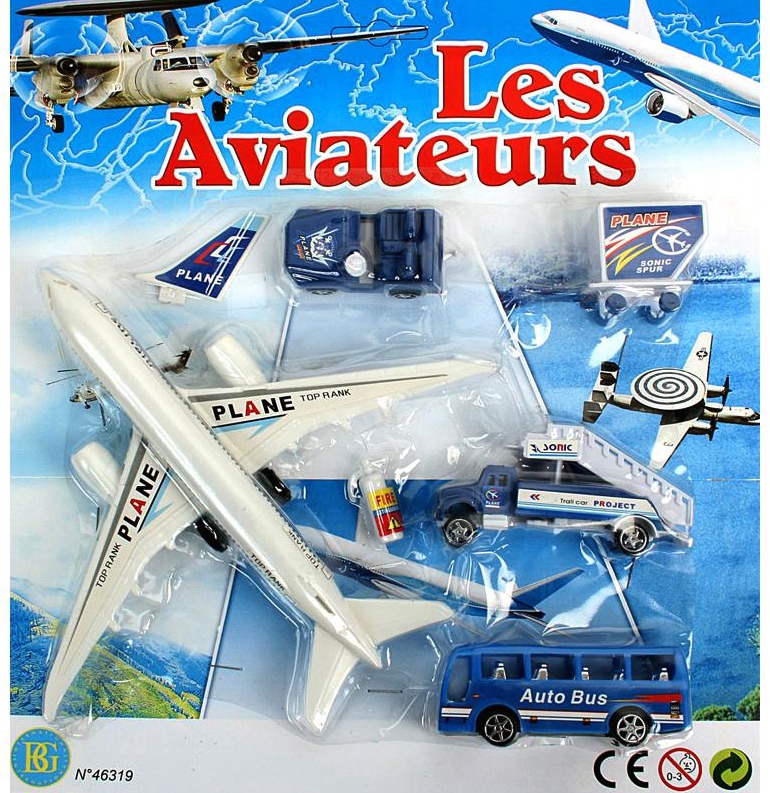 Avion de ligne plus véhicules pas cher