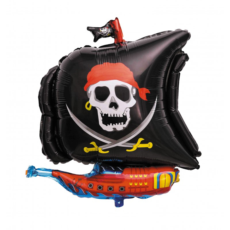 Ballon en forme de bateau de pirate