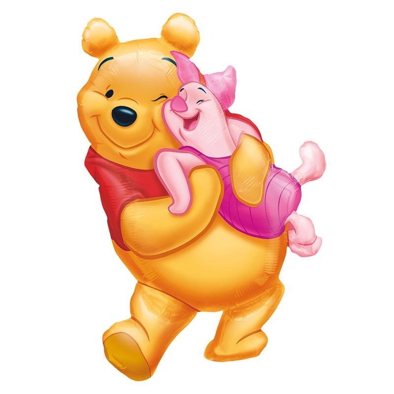 Ballon en forme de Winnie et Porcinet pas cher