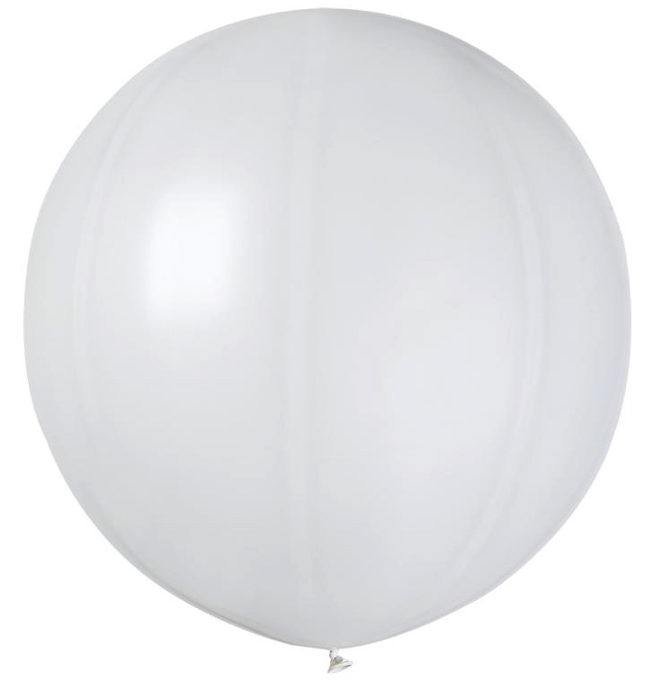 Ballon géant rond blanc pas cher