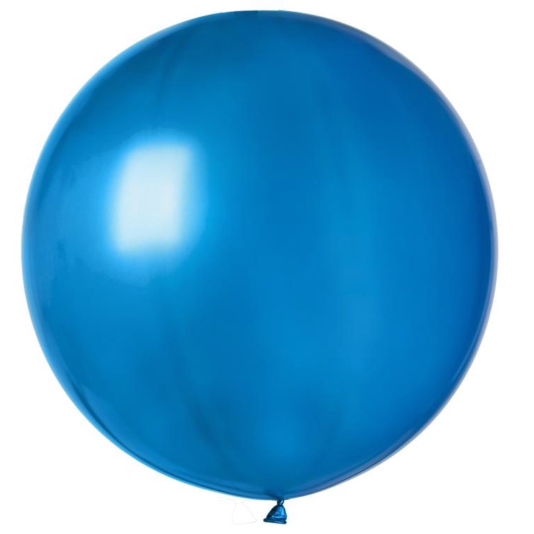 Ballon géant rond bleu roi pas cher