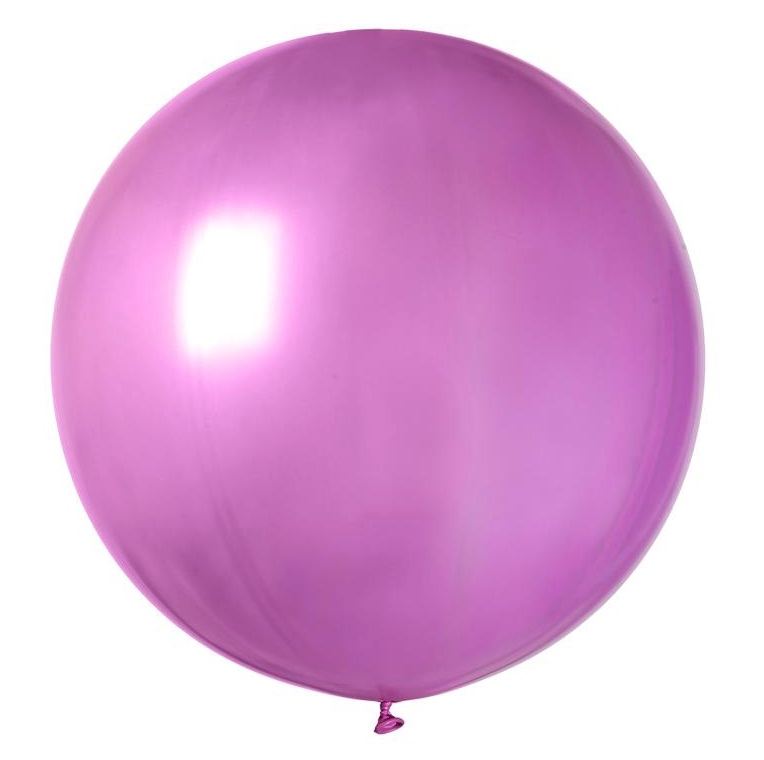 Ballon géant rond fuchsia pas cher