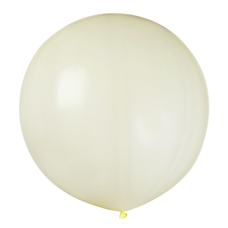 Ballon géant rond ivoire pas cher