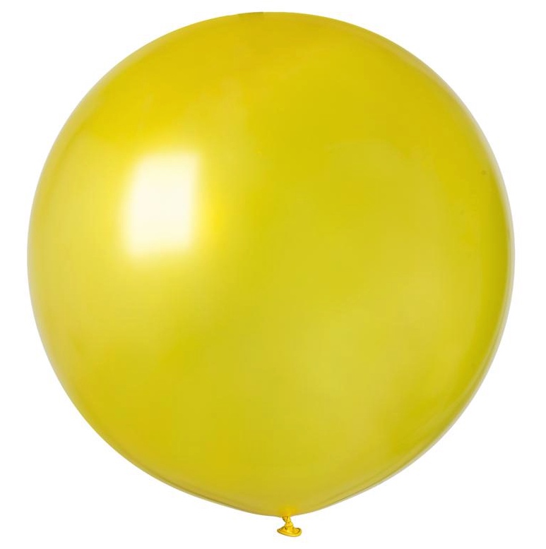 Ballon géant rond jaune pas cher