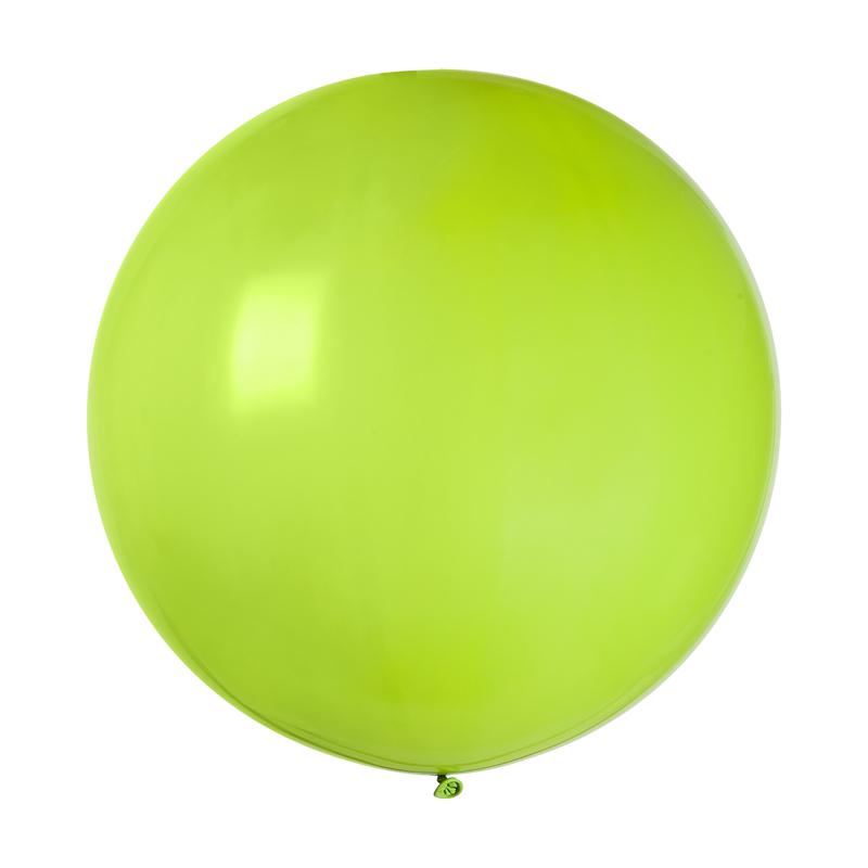 Ballon géant rond vert anis pas cher