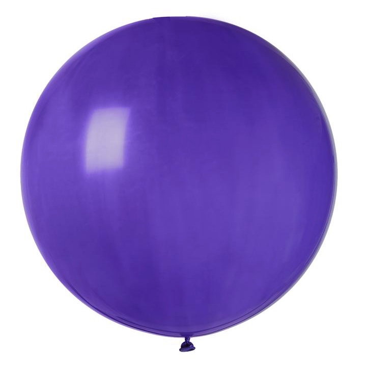 Ballon géant rond violet pas cher