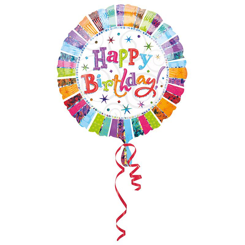 Ballon Aluminium Anniversaire  ballon déco mylar pour vos fêtes