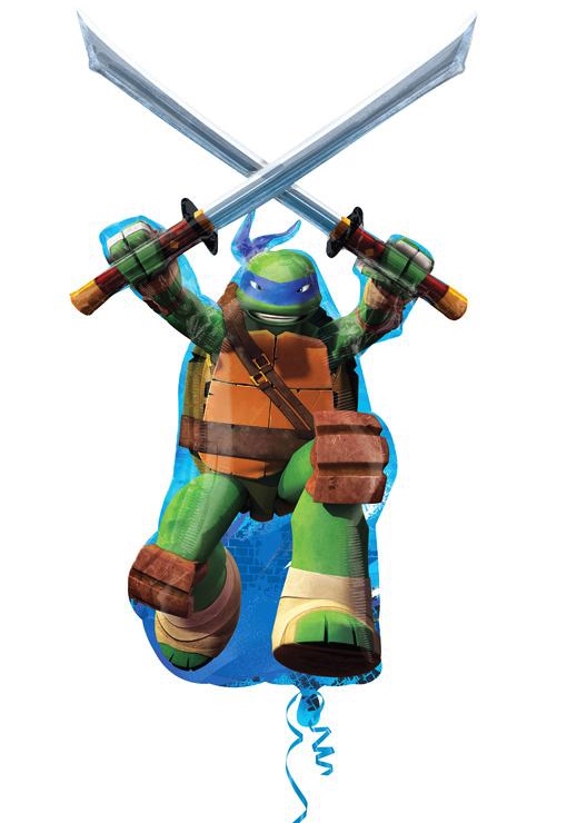 Ballon Leonardo des Tortues Ninja supershape pas cher