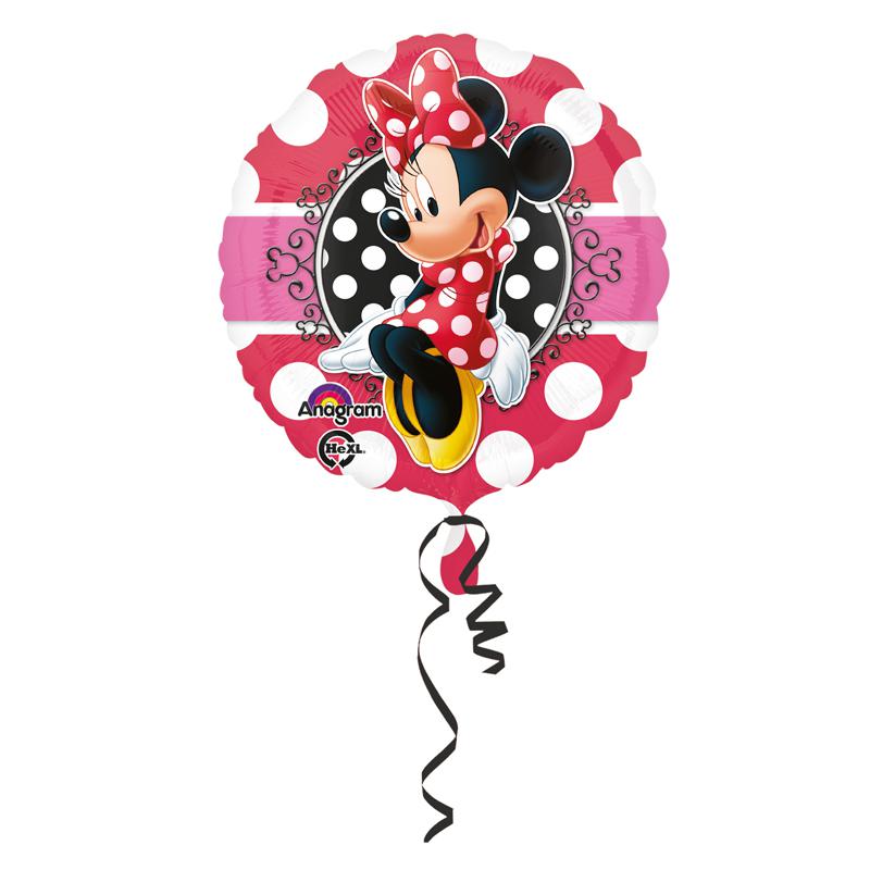 Ballon Minnie Mouse rond pas cher