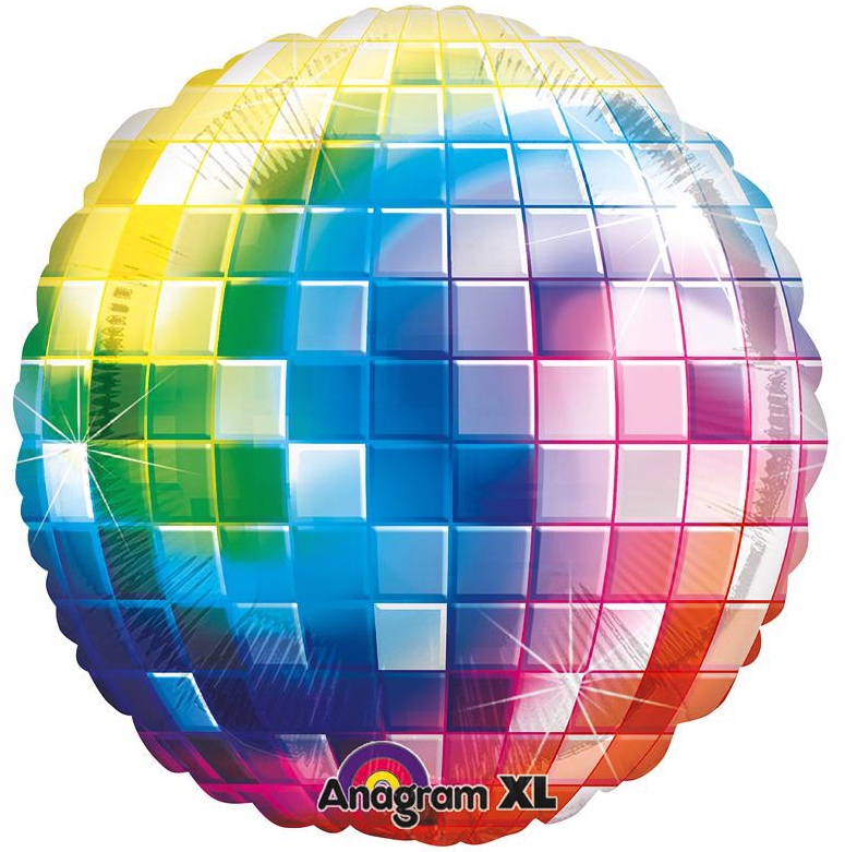 Ballon multicolore disco fever pas cher