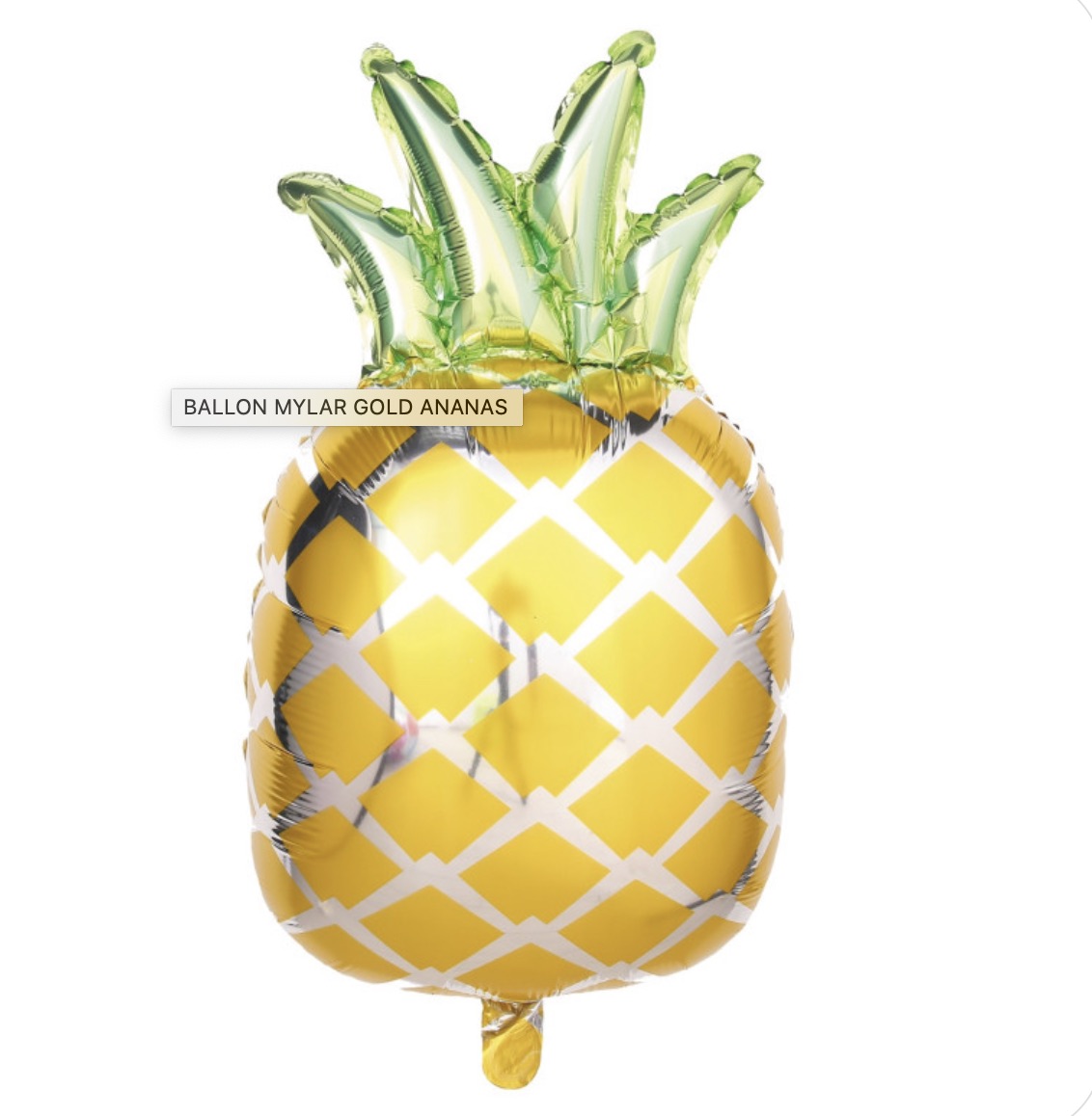 Ballon mylar ananas pas cher