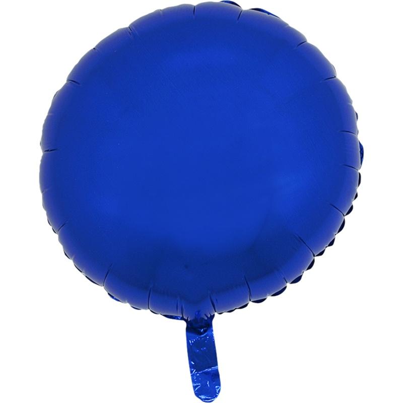 Ballon mylar rond bleu pas cher