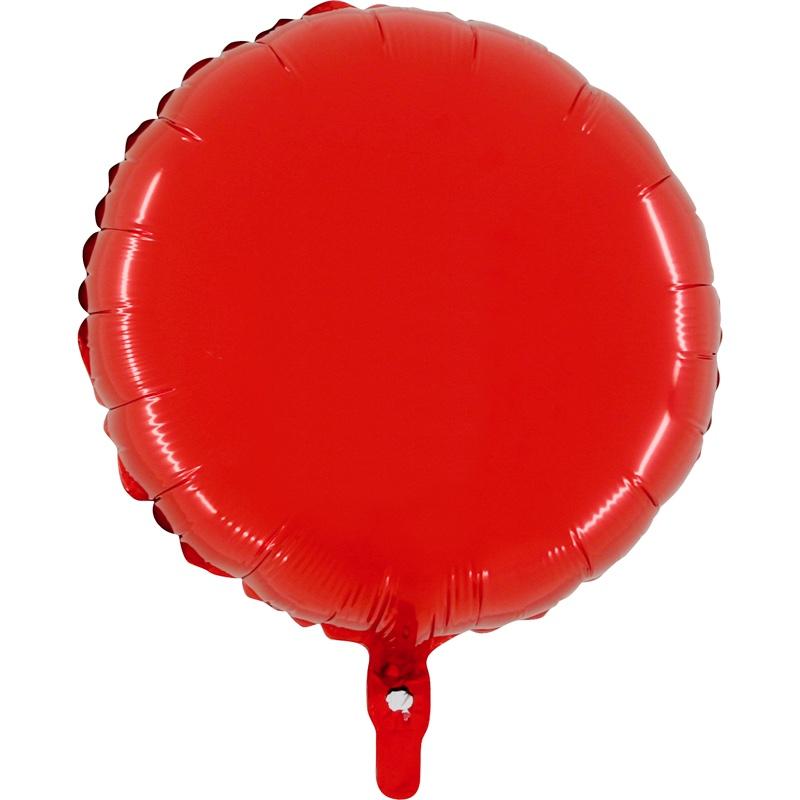 Ballon mylar rond rouge pas cher