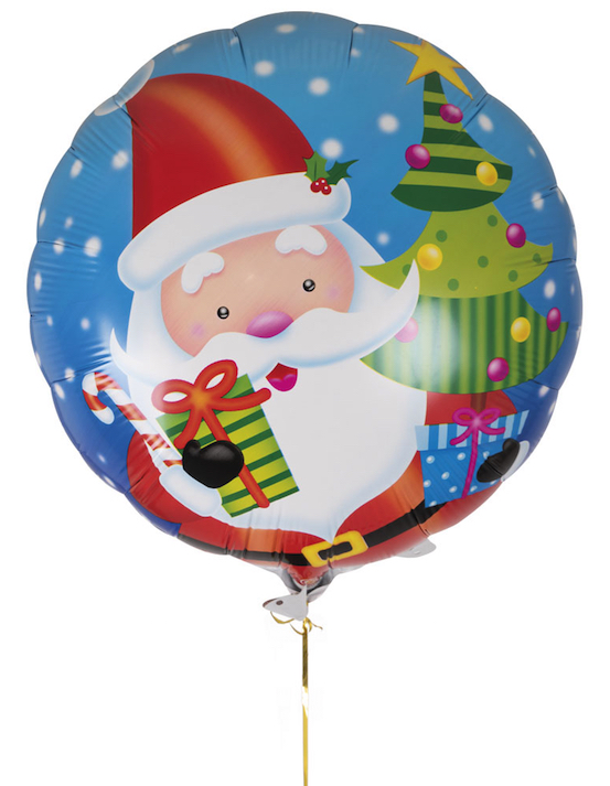 Ballon rond Père Noël pas cher