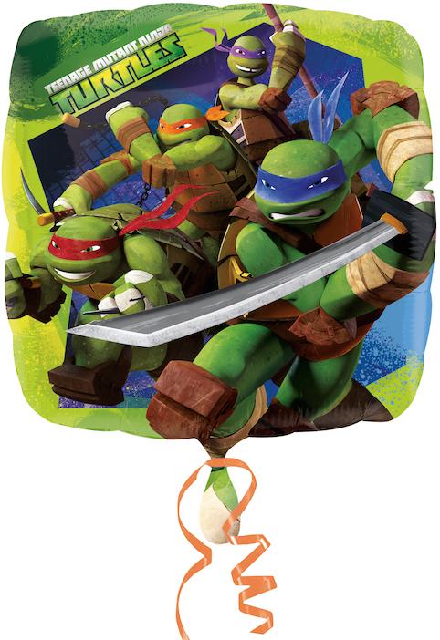 4 Bougies anniversaire Tortue Ninja