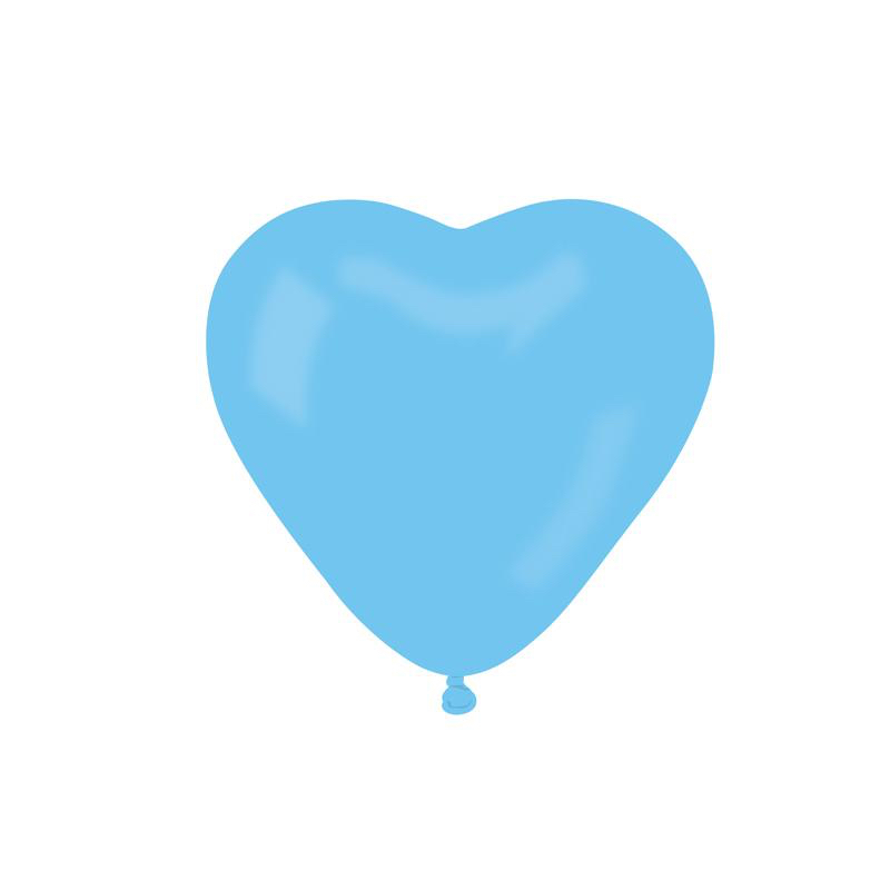 ballons coeur bleu pas cher