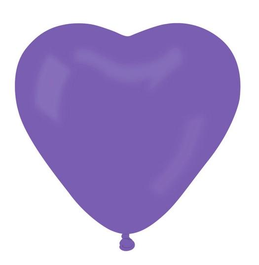 ballons coeur violet pas cher