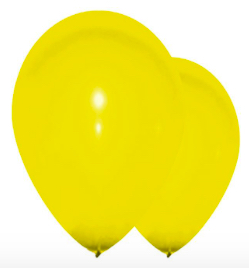 Sachet de ballons Gonflables jaune 1er prix