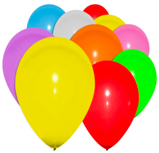 Sachet de ballons gonflables multicolores 1er prix
