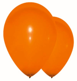 Sachet de ballons gonflables orange 1er prix