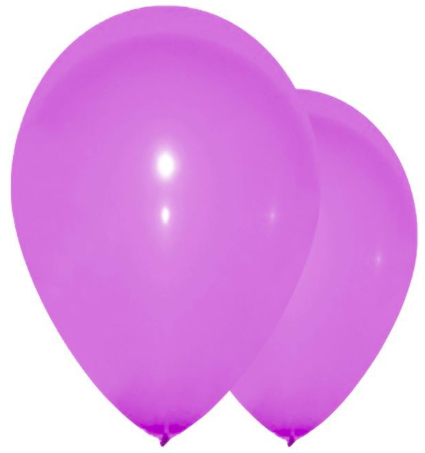 Sachet de ballons gonflables violet 1er prix