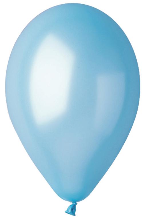 Ballons métallisés de couleur lagon pas cher
