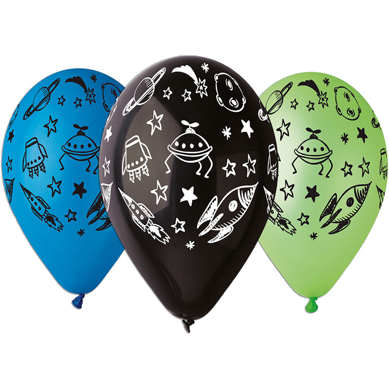 Ballons motif Cosmos pas cher