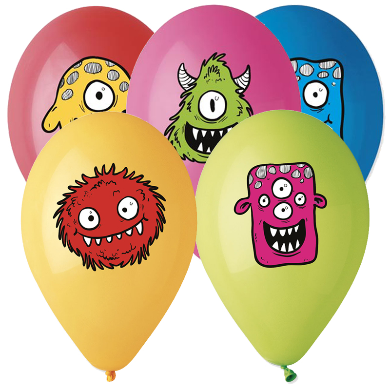 Ballons motif Monster Friends pas cher