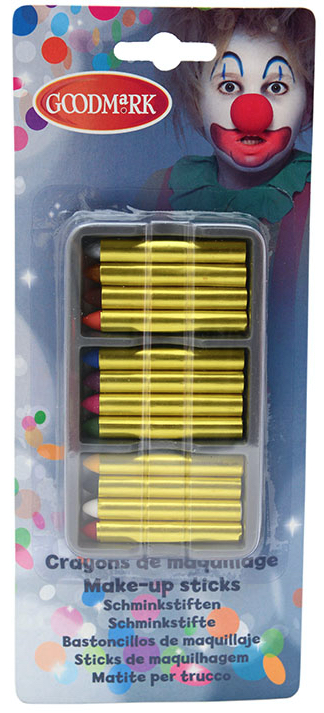 Boîte 12 crayons gras pas cher pour maquillage