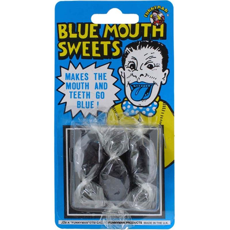 Farce et attrape : Bonbons bouche bleue