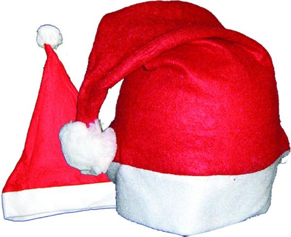 Bonnet de noël pas cher en feutrine pour adulte