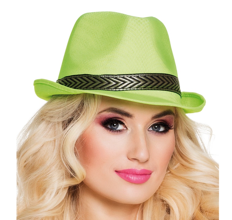 Chapeau borsalino vert pas cher