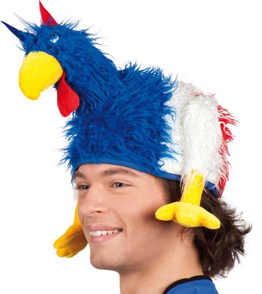 Chapeau Coq Supporter Equipe de France pas cher