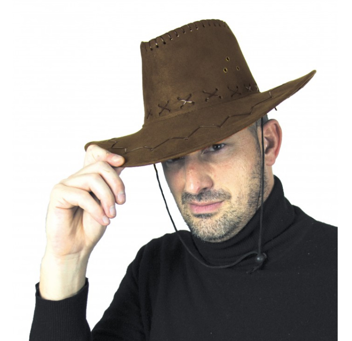 Chapeau Cowboy Texas Marron pas cher