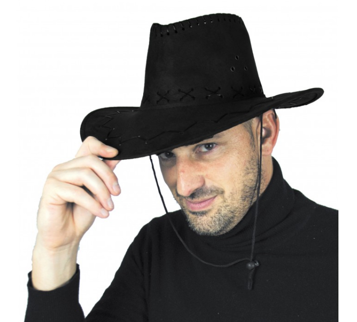 Chapeau cowboy Texas noir pas cher