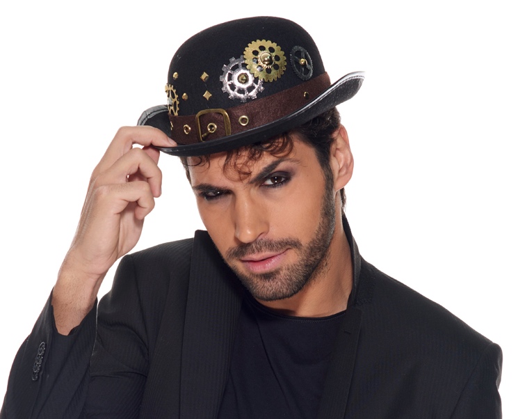 Chapeau melon Steampunk pas cher