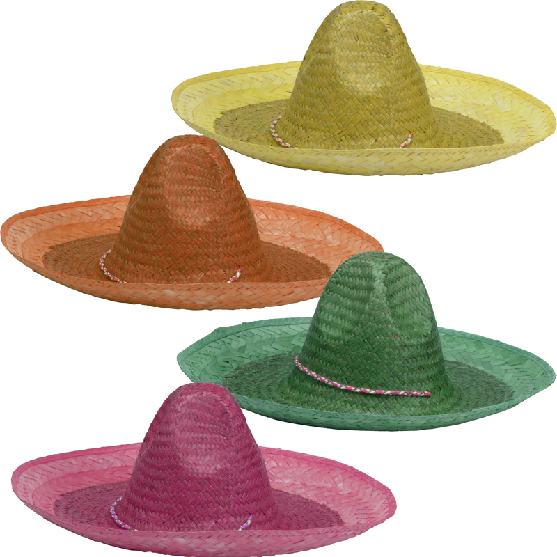 Chapeau Mexicain couleur unie pas cher