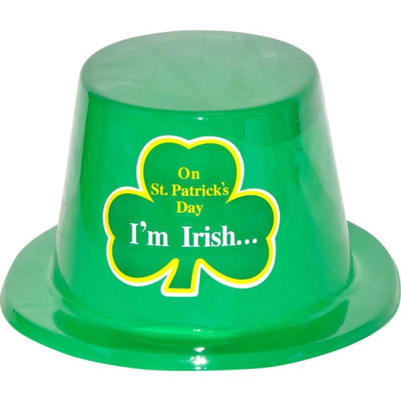 Chapeau Saint Patrick plastique