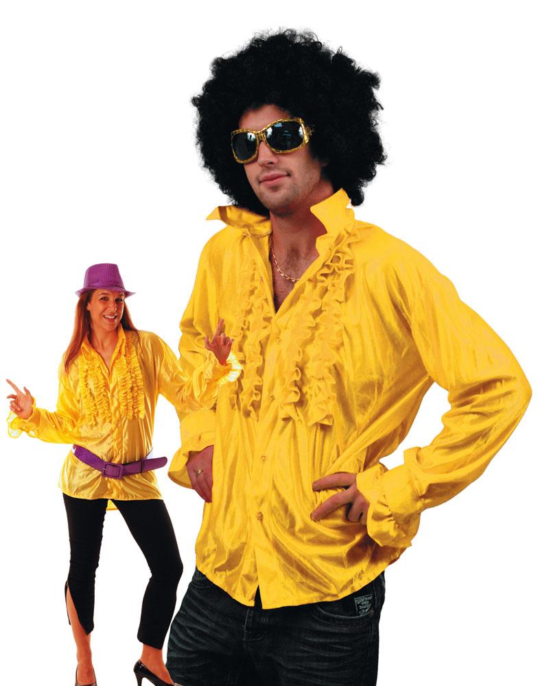 Chemise Disco Jaune pas cher