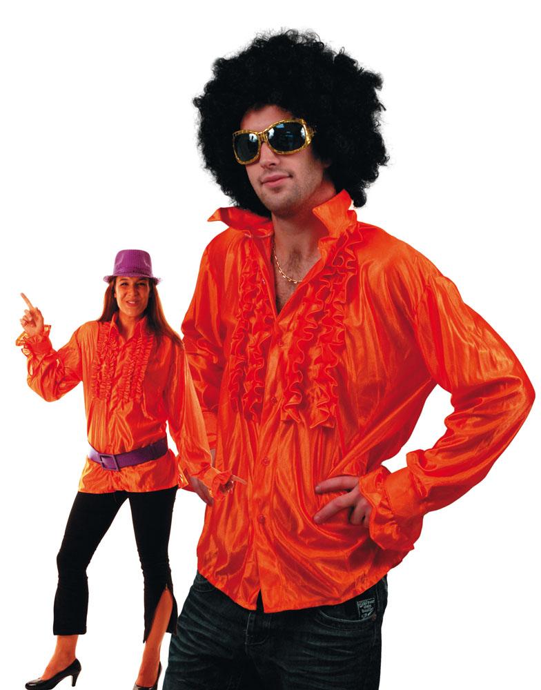 Chemise Disco Orange pas cher