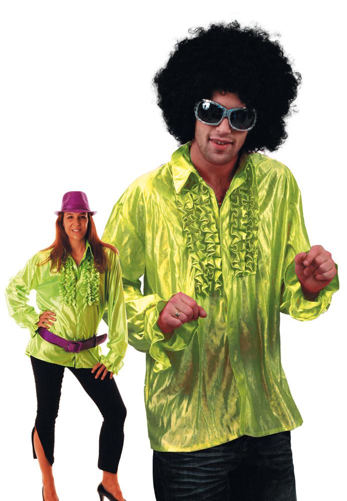 Chemise Disco Verte pas cher