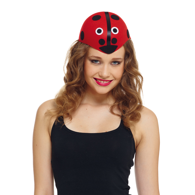 Coiffe de coccinelle pour adulte pas cher