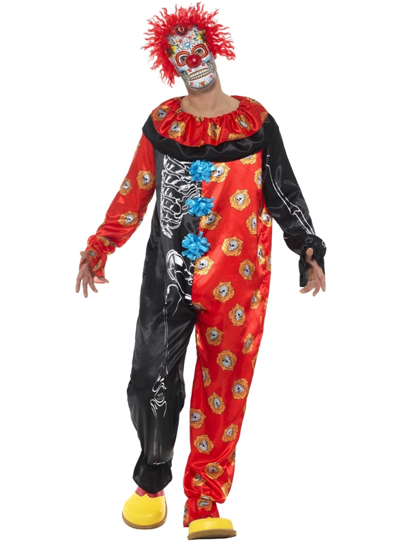 Costume Clown Dia De Los Muertos pas cher