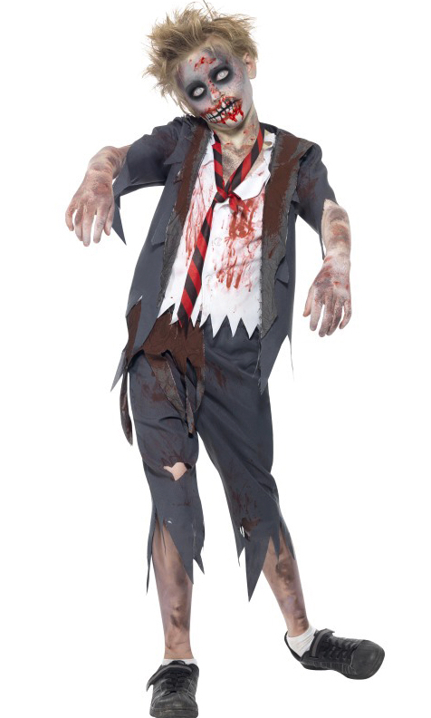 Costume enfant zombie écolier pas cher