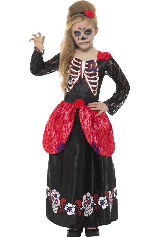 Costume Fille Dia De Los Muertos pas cher